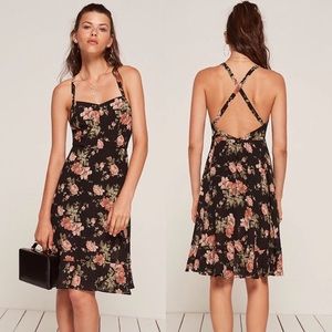 Reformation Giselle Dress - Baroque Black Floral